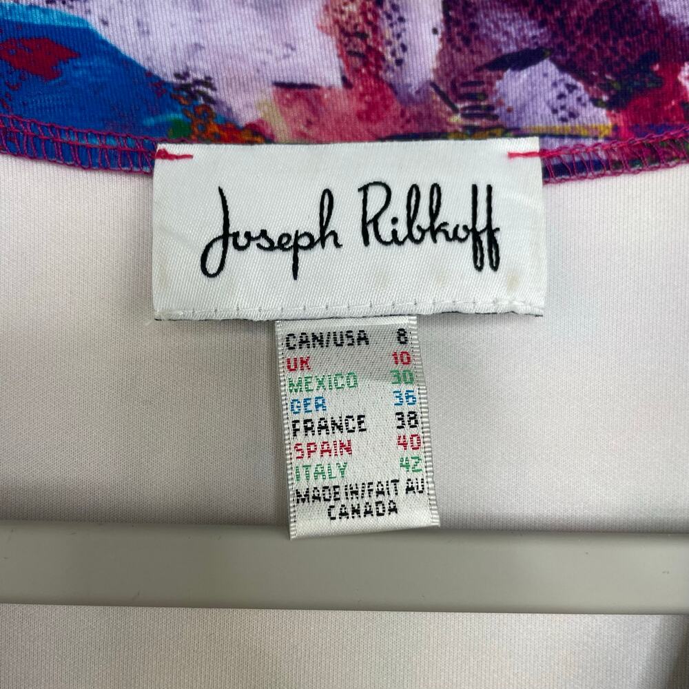 Joseph Ribkoff Multi-Color Abstract Art To Wear S… - image 7